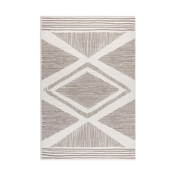 Lauko kilimas rudos spalvos/kreminės spalvos 80x150 cm Gemini – Elle Decoration