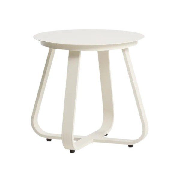 Iš metalo apvalios formos sodo šoninis staliukas ø 48 cm Tamaris – Kave Home