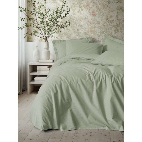Šalavijo spalvos viengulė patalynė 200x140 cm Plain  – Mijolnir-image-2
