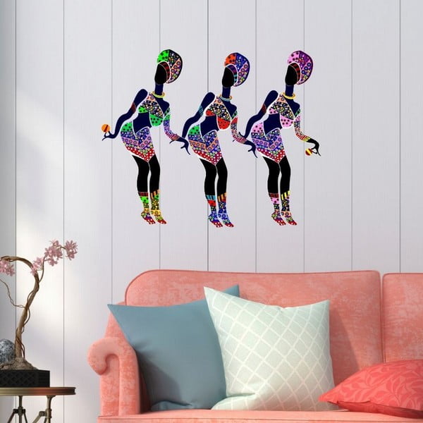 Dekoratyvinis sienų lipdukas Trys moterys
