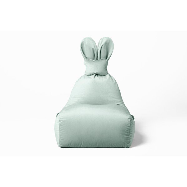 Mėtų spalvos vaikiškas sėdmaišis Funny Bunny – The Brooklyn Kids-image-2