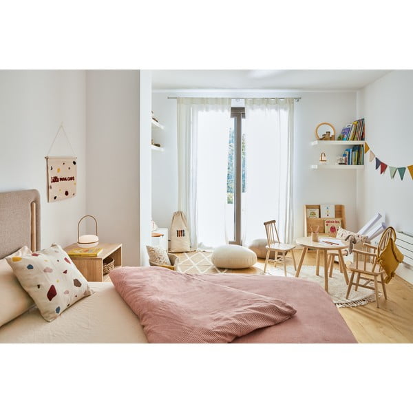 Vaikiškas staliukas iš bukmedžio medienos Kave Home Dilcia, ø 55 cm-image-2