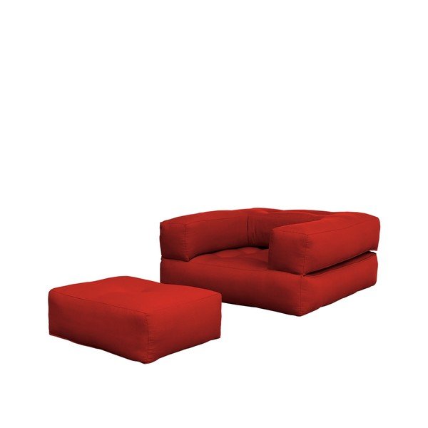 Kintamas fotelis "Karup Cube Red-image-1