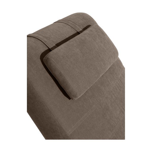 Tamsiai rudas poilsio gultas Max Winzer Norris Velor-image-3