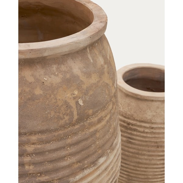 Vazonai iš terakotos 2 vnt. ø 54 cm Llonga – Kave Home-image-4