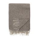 Ruda iš vilnos mišinio antklodė ir pledas 140x200 cm Hoshi – Bloomingville