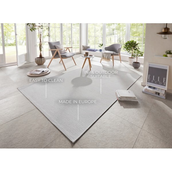 Šviesiai pilkas lauko kilimas "Elle Decoration Secret Millau", 200 x 290 cm-image-4