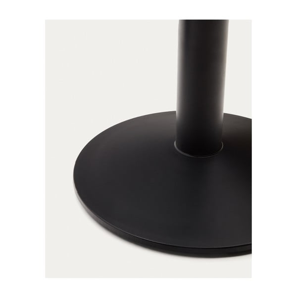 Iš metalo apvalios formos sodo valgomojo stalas 68x68 cm Esilda – Kave Home-image-1