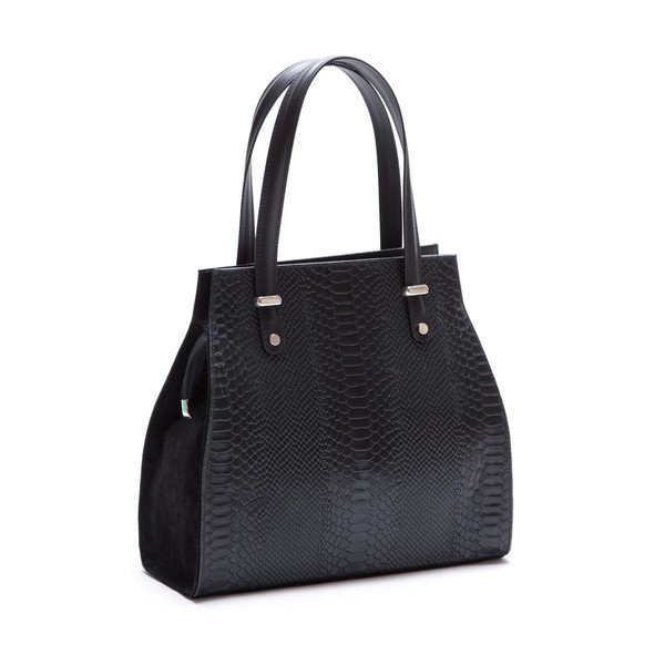 Odinė rankinė Luisa Vannini 8028, juoda-image-3
