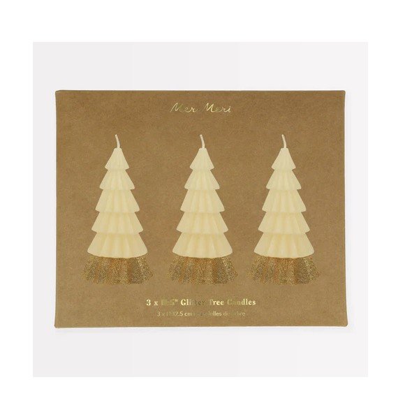 Žvakės 3 vnt. degimo laikas 3,5 h Tree – Meri Meri-image-3