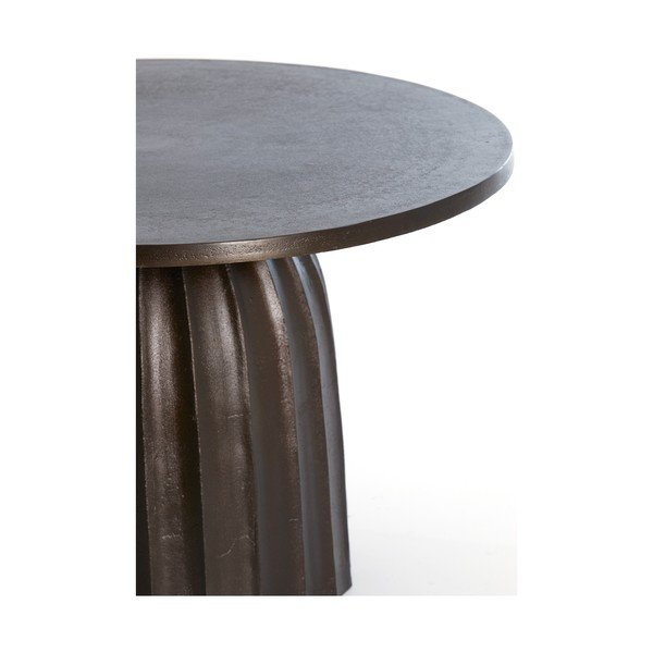 Iš metalo apvalios formos šoninis stalas ø 60 cm Veglia – Light & Living-image-2