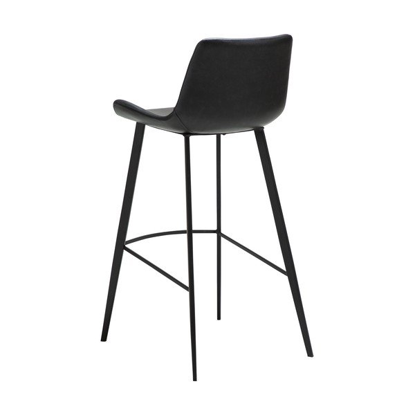 Juodos spalvos baro taburetė (sėdynės aukštis 74,5 cm) Hype – DAN-FORM Denmark-image-3