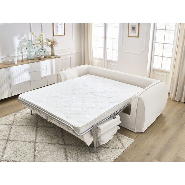 Smėlio spalvos sofa miegojimui/sulankstoma 236 cm Archimede – Bobochic Paris-image-1