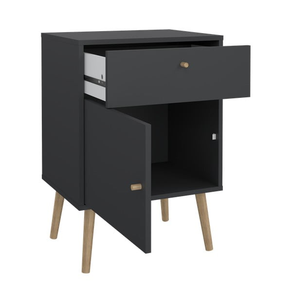 Naktinis staliukas antracito spalvos Bodo – Tvilum-image-1