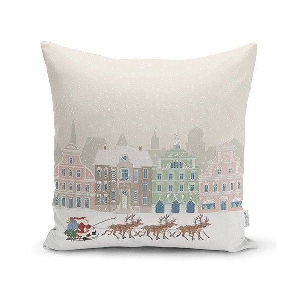 Dekoratyvinis pagalvės užvalkalas su Kalėdų motyvu 43x43 cm Merry Christmas – Mila Home