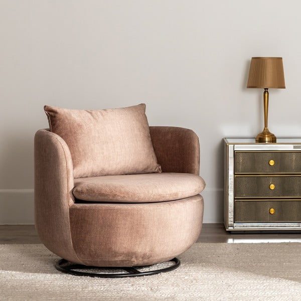 Krėslas šviesiai rudos spalvos – Ixia-image-1