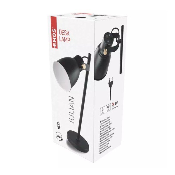 Stalinis šviestuvas juodos spalvos (aukštis 46 cm) Julian – EMOS-image-1