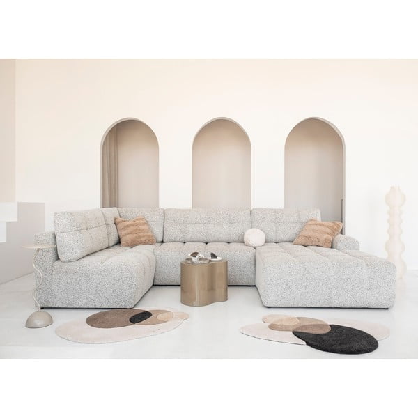 Smėlio spalvos sulankstoma/su sandėliavimo vieta modulinė kampinė sofa (su kairiuoju kampu) Lulu – Miuform-image-3