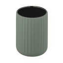 Žalias keramikinis indas dantų šepetėliams Wenko Belluno