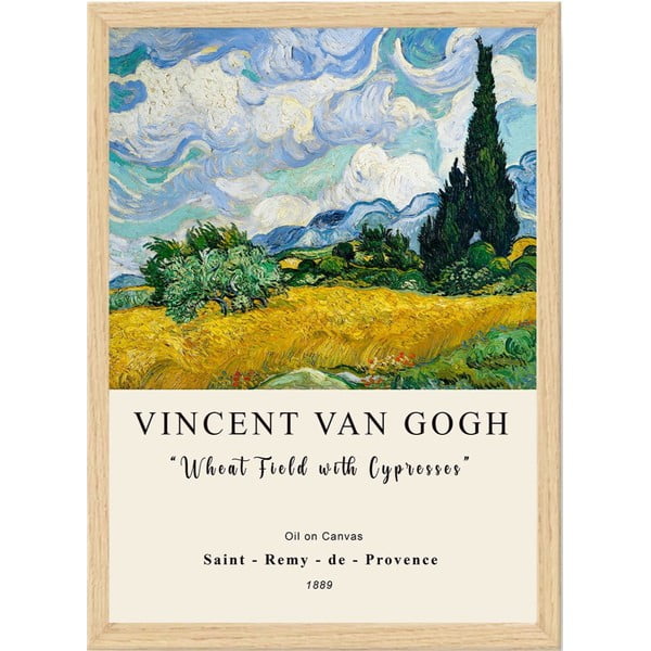 Plakatas rėmelyje 35x45 cm Vincent Van Gogh - Wallity