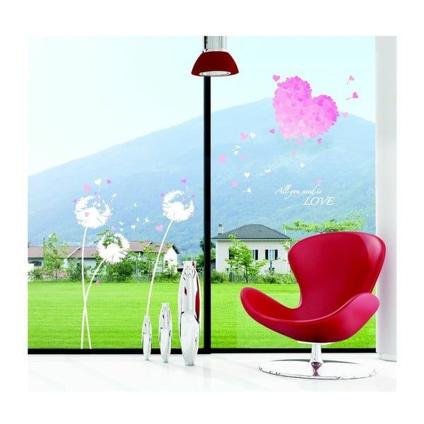 Sienų lipdukas Rožinės Širdys Ambiance-image-2