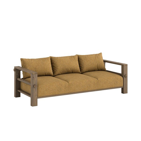 Ochros spalvos sofa 225 cm Bare – Karup