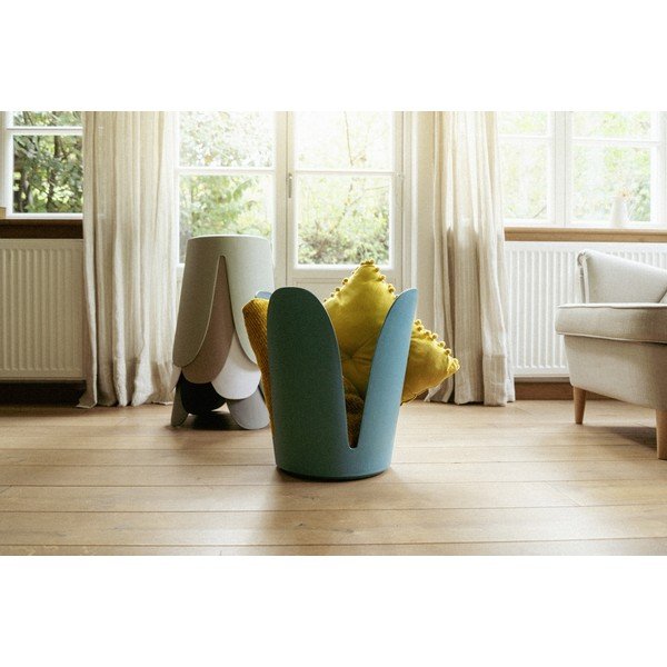 Smaragdinės spalvos iš plastiko galima dėti viena ant kitos taburetė Comiso – Wenko-image-3