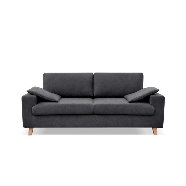 Tamsiai pilka trivietė sofa Cosmopolitan design Caracas