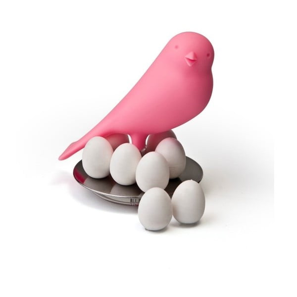 Rožinis stovas su magnetais Qualy Magnetinis kiaušinis Sparrow