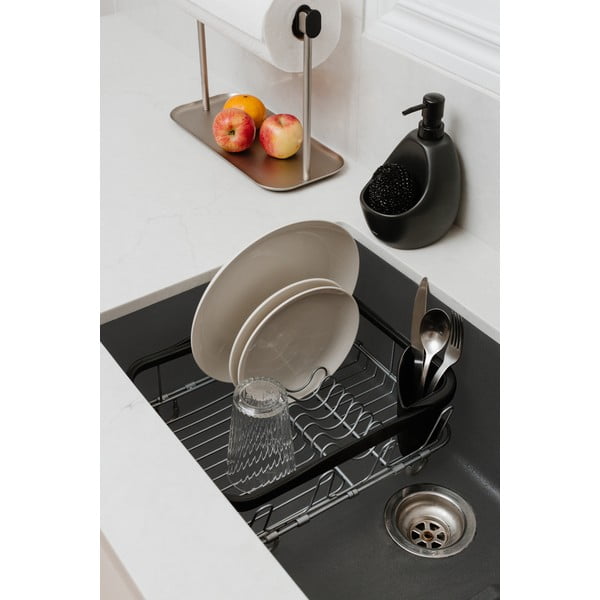 Iš plieno kiaurasamtis juodos spalvos 37x29 cm Sinkin – Umbra-image-1