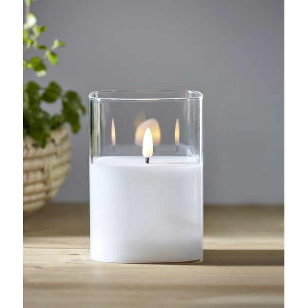 LED žvakė reikia baterijų (aukštis 12,5 cm) Flamme – Star Trading-image-1