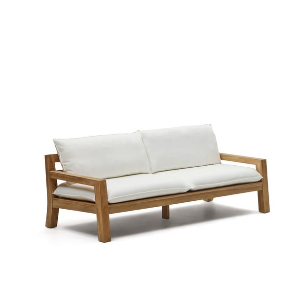 Balta sodo sofa iš tikmedžio medienos Forcanera - Kave Home-image-2