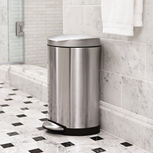 Vonios krepšys simplehuman 10 l, matinis plienas-image-1