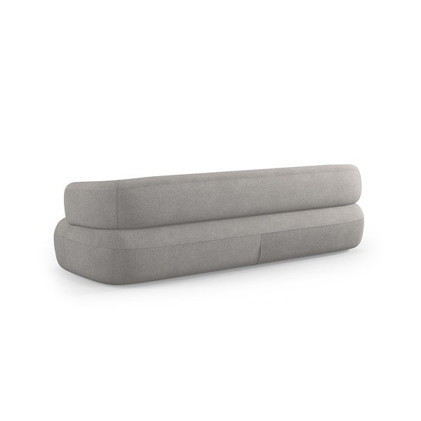 Šviesiai pilkos spalvos sofa iš boucle 226 cm Jenny – Micadoni -image-3