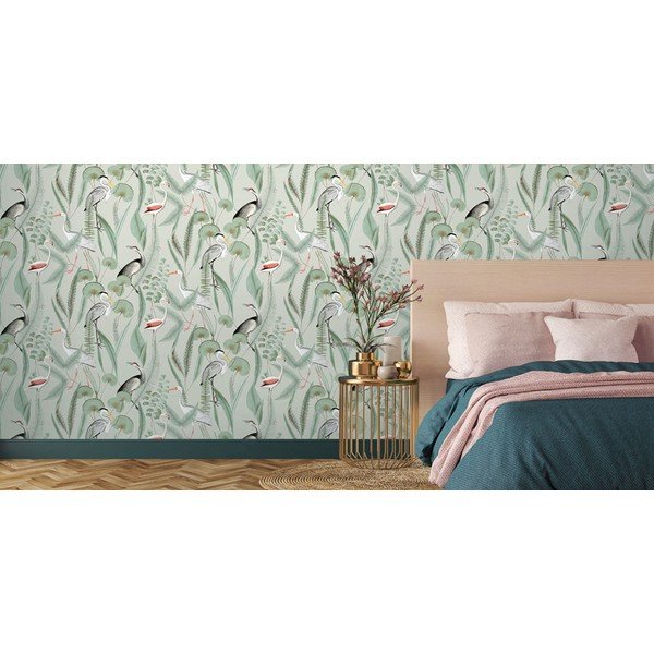 Tapetai iš vilnos 10 m x 53 cm Tropical – Vavex-image-1
