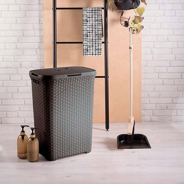 Rudas skalbinių krepšys Curver Hamper, 40 l-image-1
