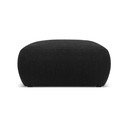 Pufas juodos spalvos iš boucle Molino – Micadoni Home