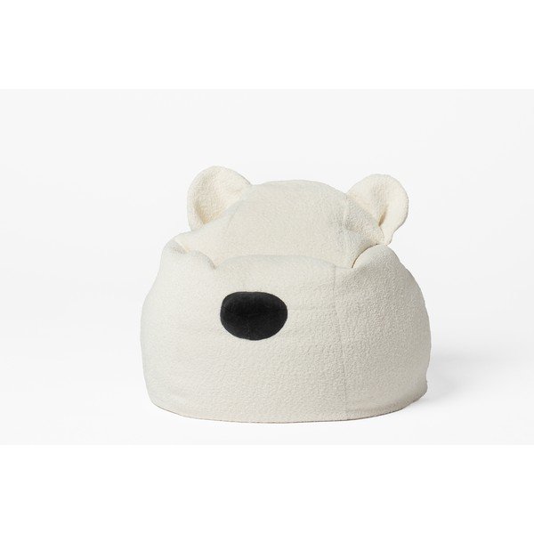 Kreminės spalvos vaikiškas sėdmaišis Bear – The Brooklyn Kids-image-1