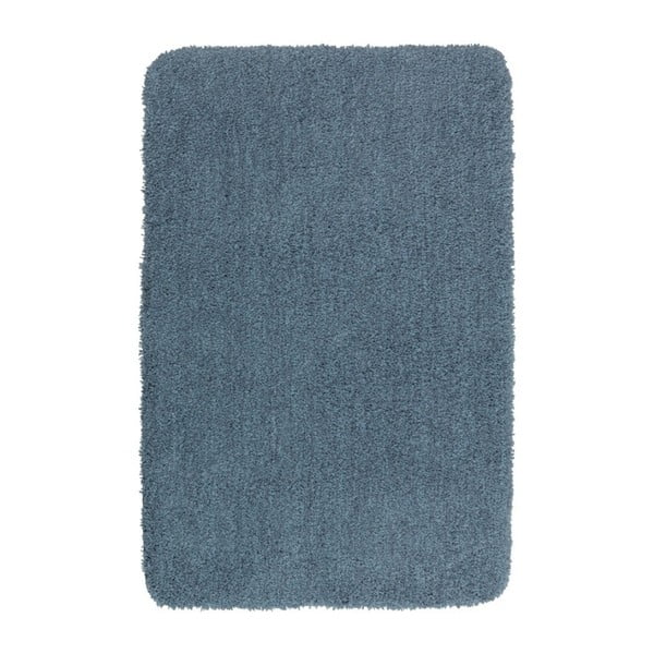 Wenko Mélange tamsiai mėlynas vonios kambario kilimėlis, 65 x 55 cm