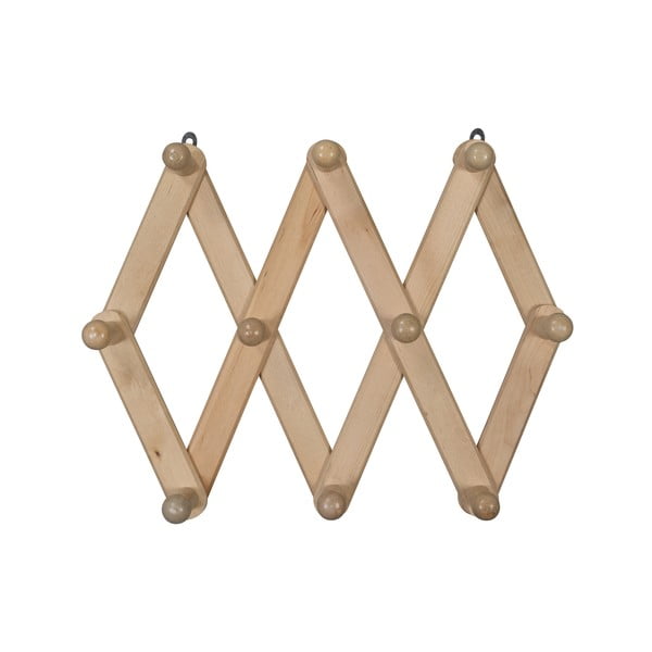 Sieninė lentyna natūralios spalvos iš beržo masyvo Levin – WOOOD-image-3