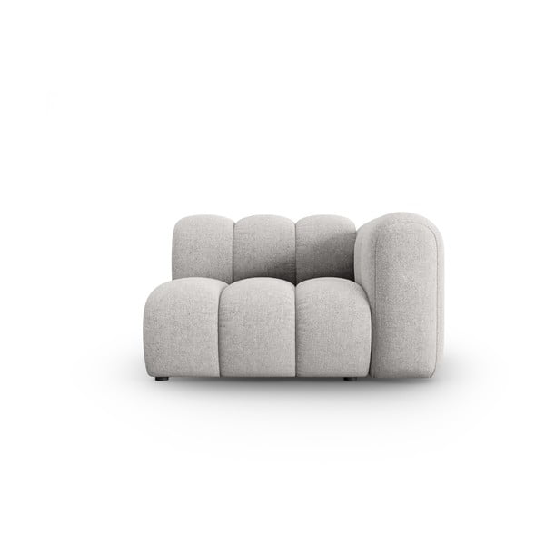 Modulinė sofa šviesiai pilkos spalvos (su dešiniuoju kampu) Lupine – Micadoni Home