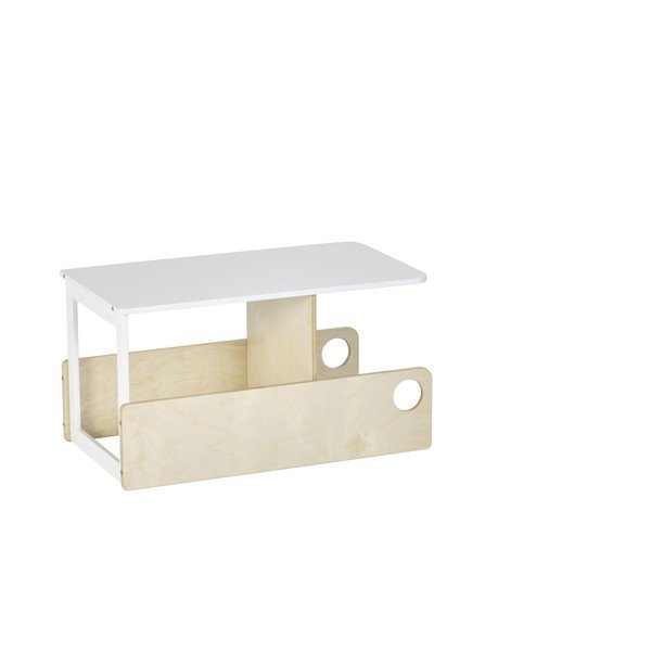 Baltos spalvos/natūralios spalvos mokymosi bokštas Nuun – Kave Home-image-2