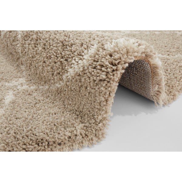 Šviesiai rudas kilimas Mint Rugs Hash, ⌀ 120 cm-image-1