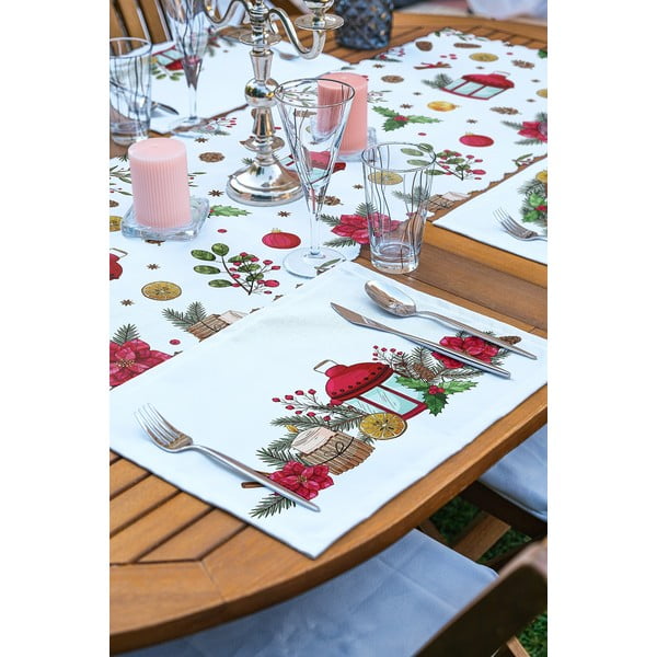 Kalėdinis stalo takelio ir 4 padėkliukų rinkinys 140x45 cm American Servis - Mila Home