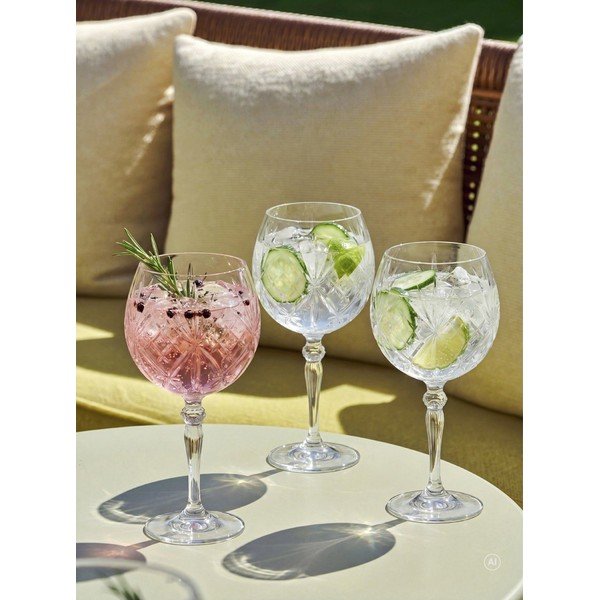 Stiklinės 4 vnt. džinui 650 ml Melodia – Lyngby Glas-image-2