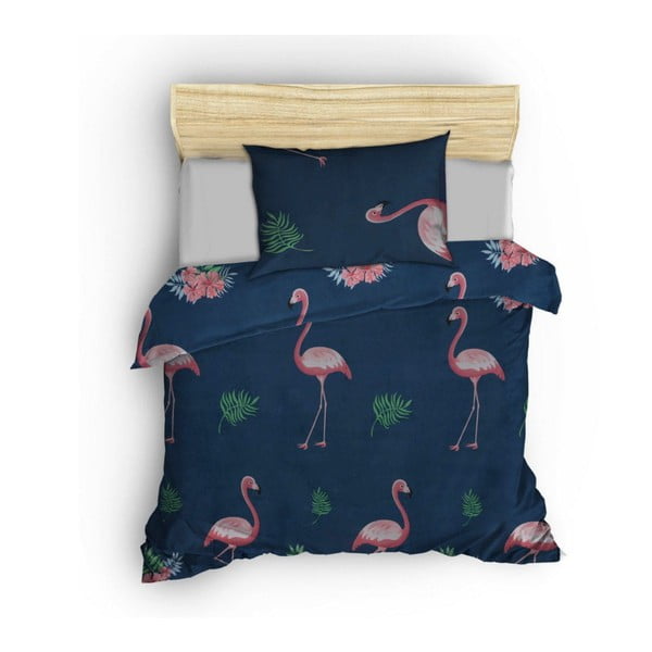 Tamsiai mėlynos spalvos/rožinės spalvos viengulė vaikiška patalynė 140x200 cm Big Filamin – Mijolnir