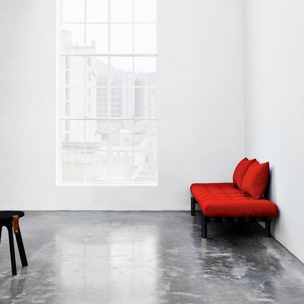 Sofa "Karup Pace" juoda/raudona-image-2