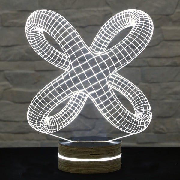 3D stalinis šviestuvas Abstract III