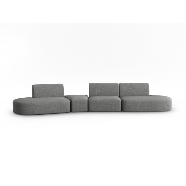 Sofa pilkos spalvos 412 cm Shane – Micadoni Home
