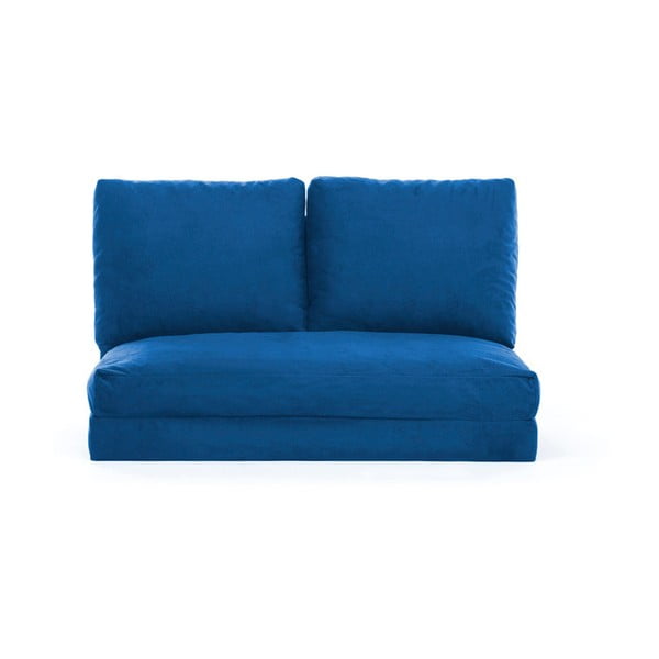 Sulankstoma sofa mėlynos spalvos 120 cm Taida – Balcab Home